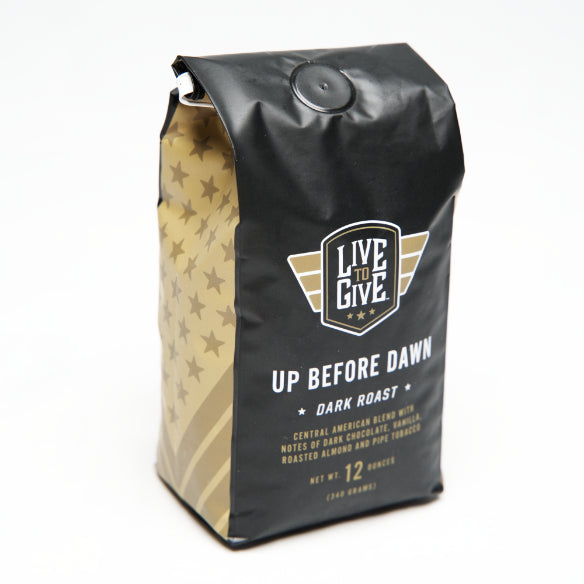Up Before Dawn - Dark Roast Coffee Live to Give